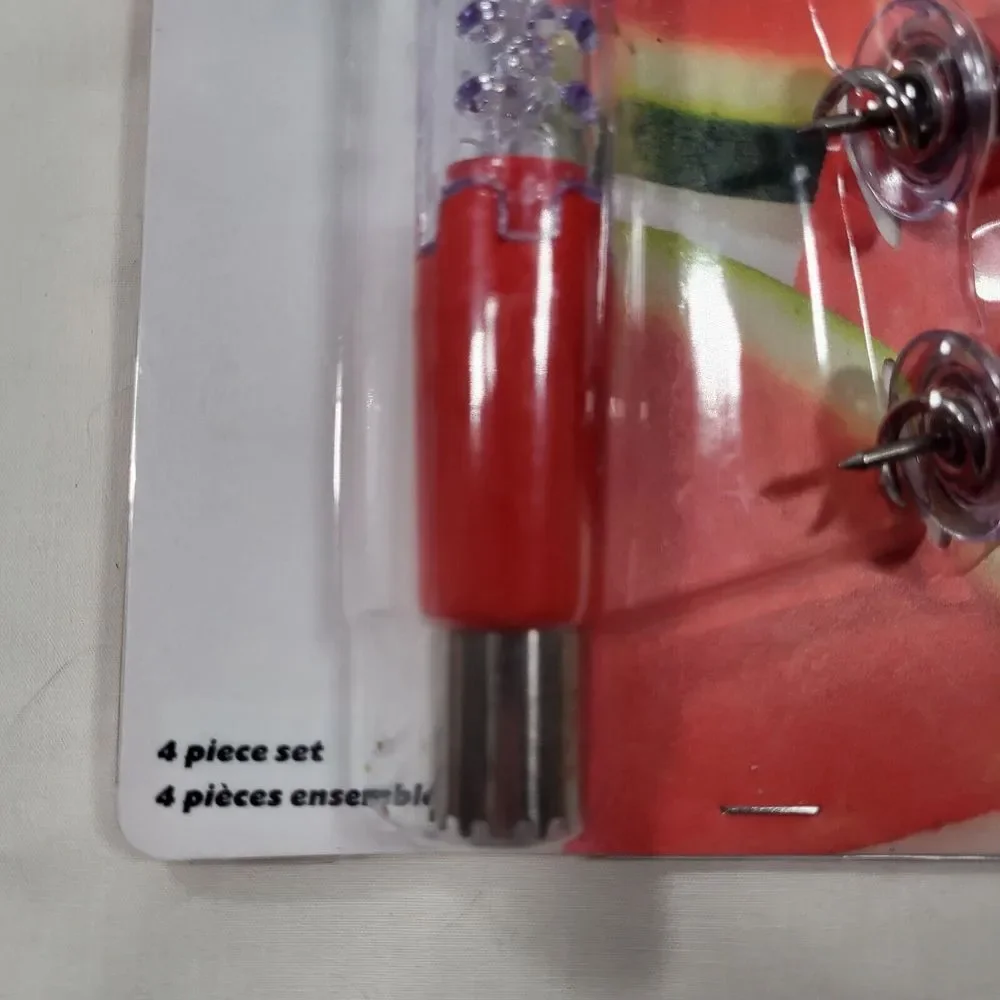 PROfreshionals by Good Cook 4 Piece Set Melon Tap Juice Dispenser for‎ Parties
